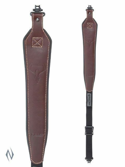 ALLEN BAK TRAK LEATHER HORNS SLING + SWIVELS - AL8391