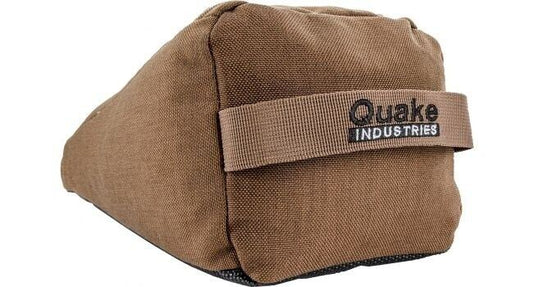 QUAKE INDUSTRIES MEDIUM TRIANGULAR SHOOTING BAG - REAR BAG - UNFILLED - A04931