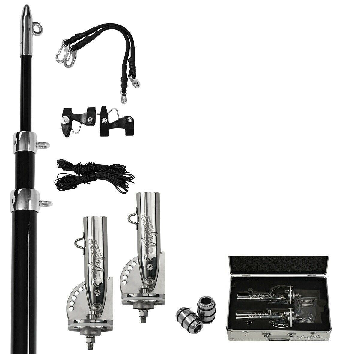 BELL MARINE VIPER PRO SERIES II SIDE MOUNT TELESCOPIC OUTRIGGER BUNDLE - 80013