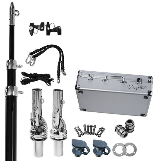 BELL MARINE VIPER PRO II DECK MOUNT REMOVABLE TELESCOPIC OUTRIGGER BUNDLE 80002