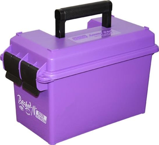 MTM Case Gard 50 Caliber Ammo Can - MTM AC50 AC50C-25 Purple Plastic Rifle Box