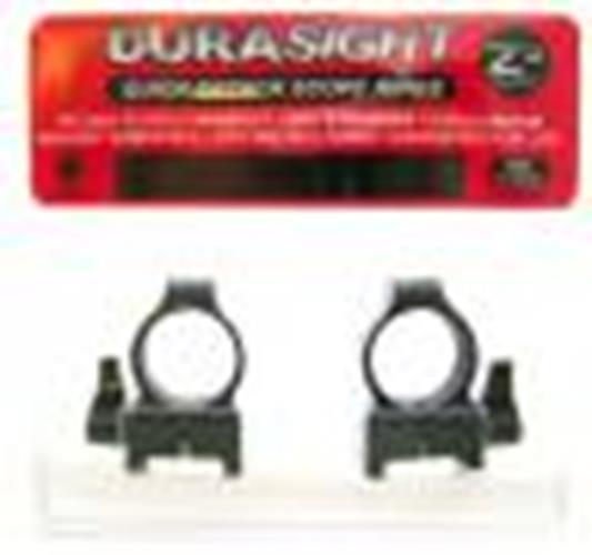 Durasight Z-2 Alloy Weaver Vertical Split QD Scope Rings - High Black DS403B