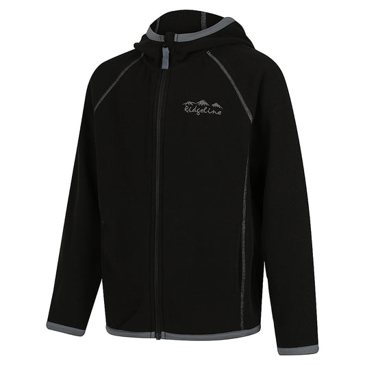 RIDGELINE KIDS RAGLAN HOODIE BLACK 16 - RLKHDRLB