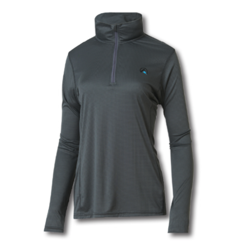 RIDGELINE WOMENS PERFORMANCE ZIP TOP LEAD XL RLLLSPZLD4