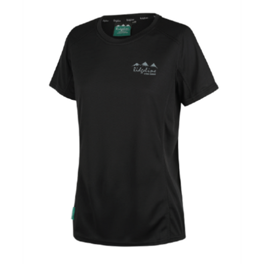 RIDGELINE WOMENS WHANAU TEE BLACK XS RLLTSWB0