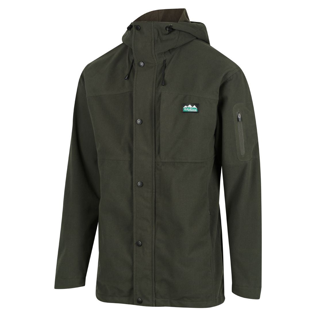 RIDGELINE KIDS SPRAY RAIN JACKET FOREST 16 - RLKWJSPFR